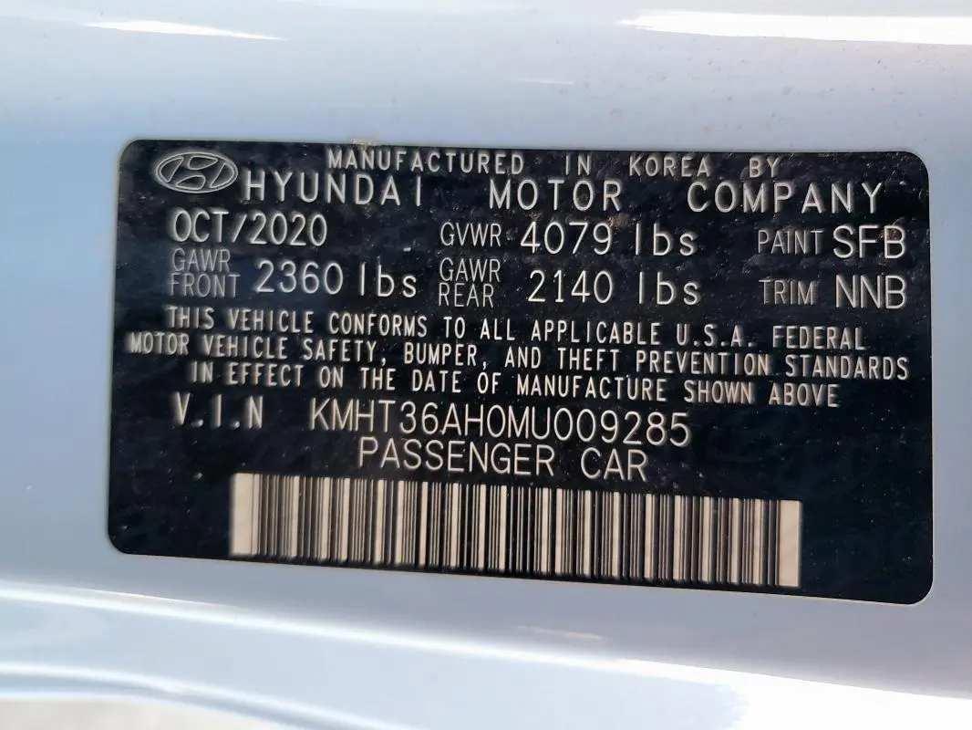 2021 HYUNDAI VELOSTER N   