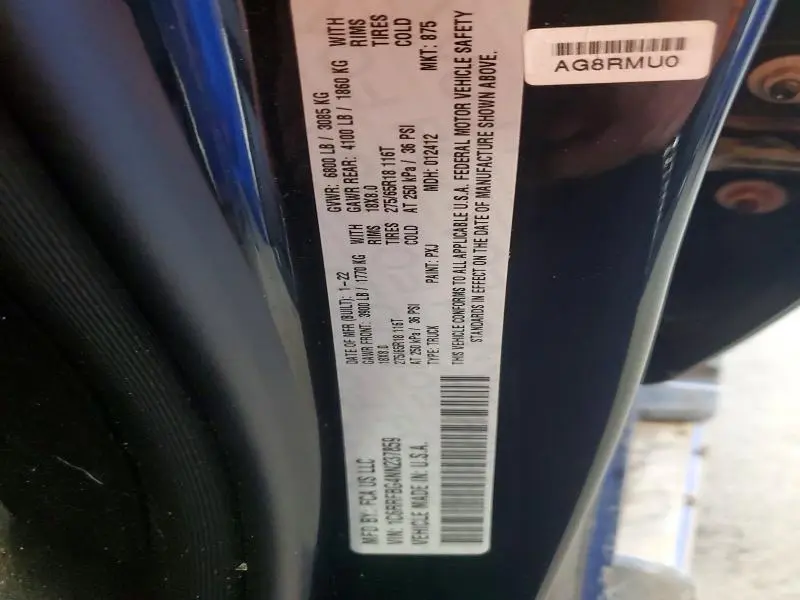 2022 RAM 1500 BIG HORN  