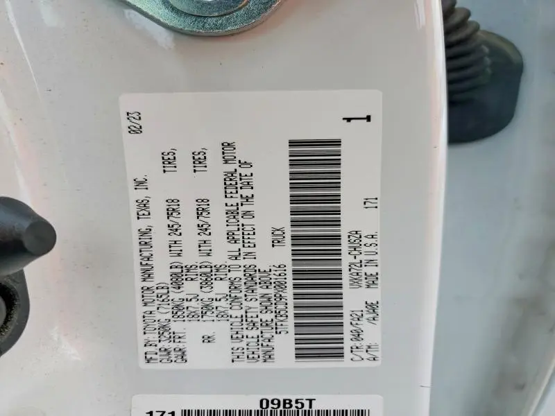 2023 TOYOTA TUNDRA SR  