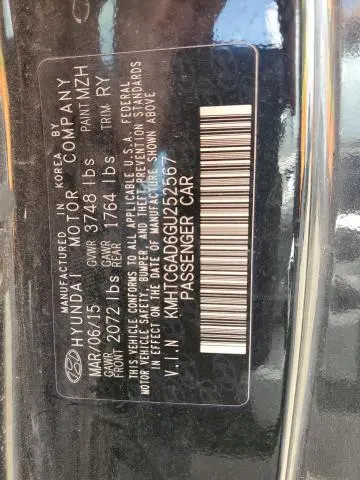 2016 HYUNDAI VELOSTER   