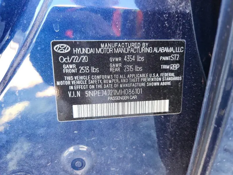 2021 HYUNDAI SONATA SEL PLUS  