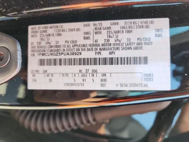 2023 FORD ESCAPE ACTIVE  