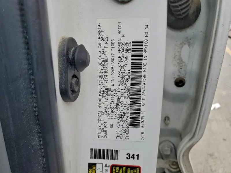 2015 TOYOTA TACOMA DOUBLE CAB PRERUNNER  