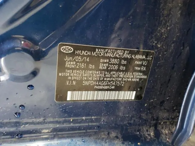 2015 HYUNDAI ELANTRA SE  
