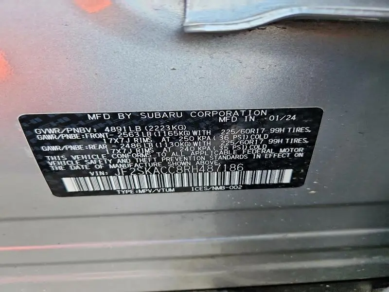 2024 SUBARU FORESTER PREMIUM  