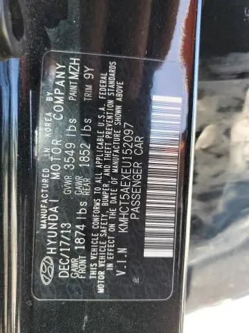 2014 HYUNDAI ACCENT GLS