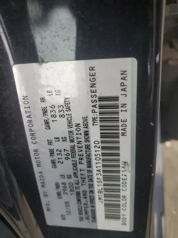 2010 MAZDA 3 I  