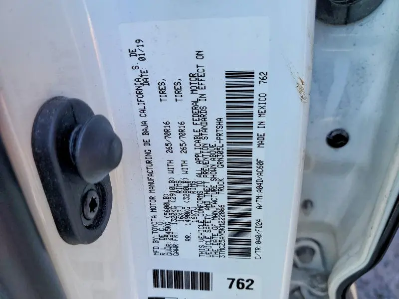 2019 TOYOTA TACOMA TRD OFF-ROAD  