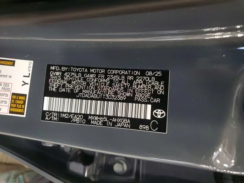 2026 TOYOTA PRIUS XLE  