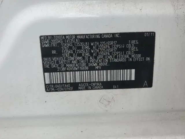 2011 TOYOTA RAV4 