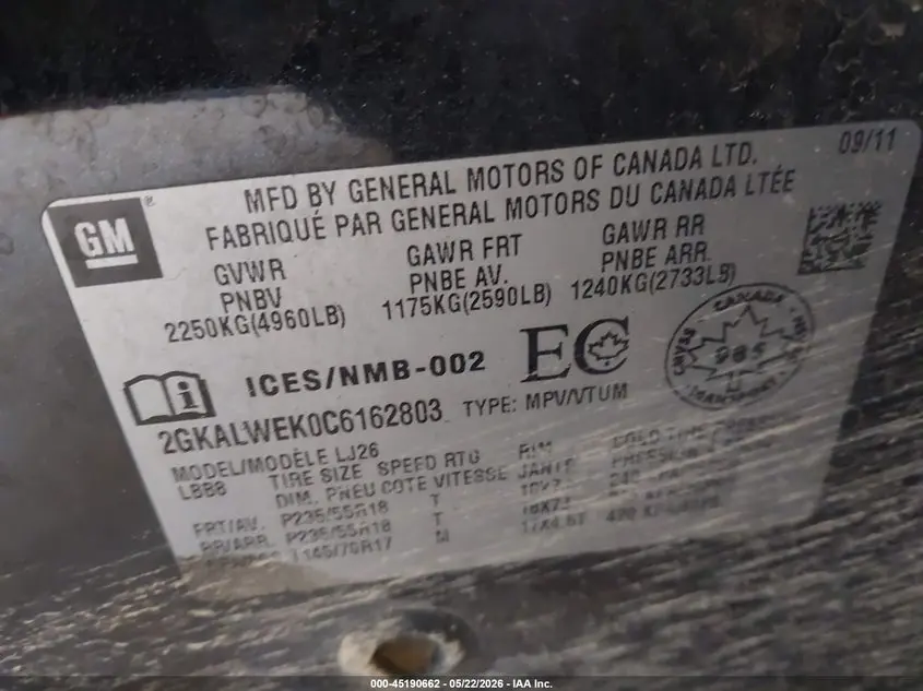 2012 GMC TERRAIN SLT-2