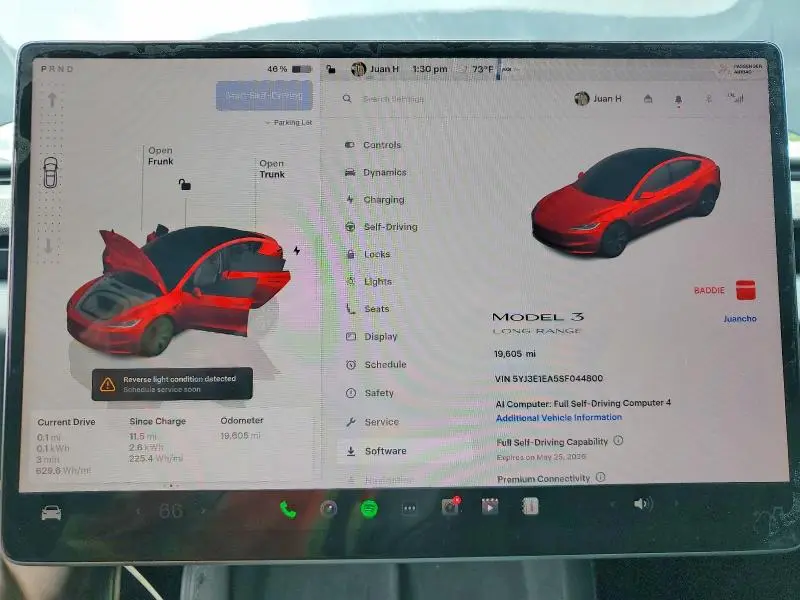 2025 TESLA MODEL 3   