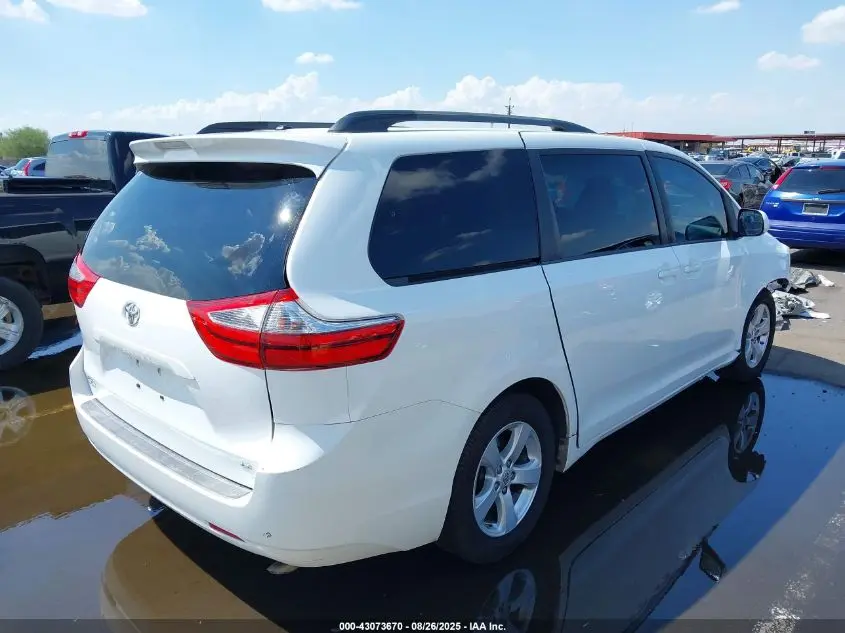 2015 TOYOTA SIENNA LE 8 PASSENGER