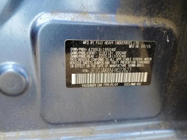 2015 SUBARU IMPREZA PREMIUM PLUS  