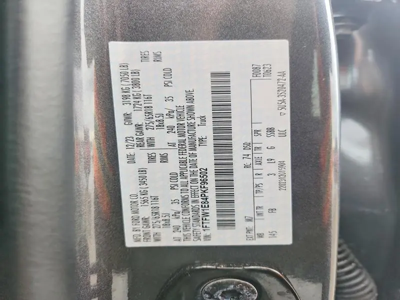 2023 FORD F150 SUPERCREW  