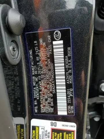 2021 LEXUS ES 300H  