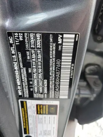 2017 MERCEDES-BENZ GLE 350 4MATIC  