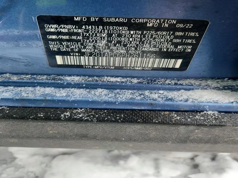 2023 SUBARU CROSSTREK PREMIUM  