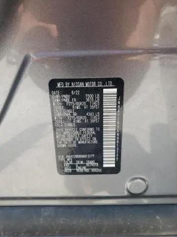 2022 NISSAN ARMADA SL  