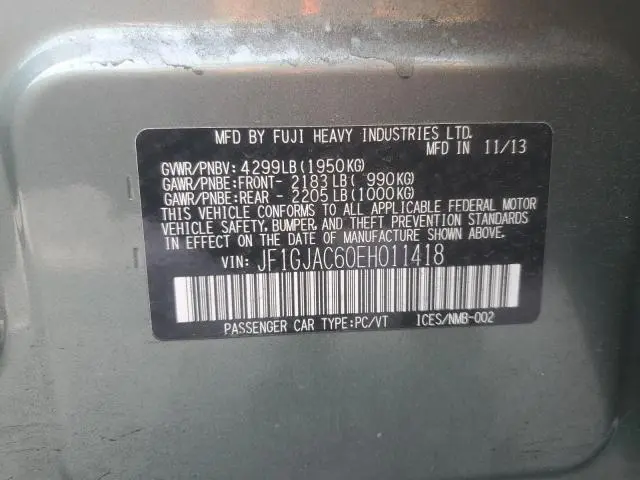 2014 SUBARU IMPREZA PREMIUM