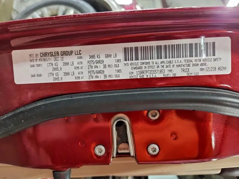 2013 RAM 1500 LONGHORN  