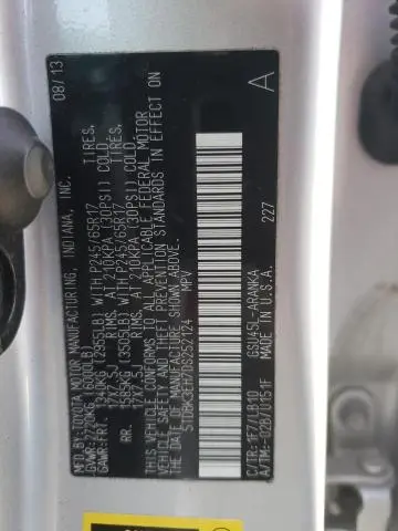 2013 TOYOTA HIGHLANDER BASE  