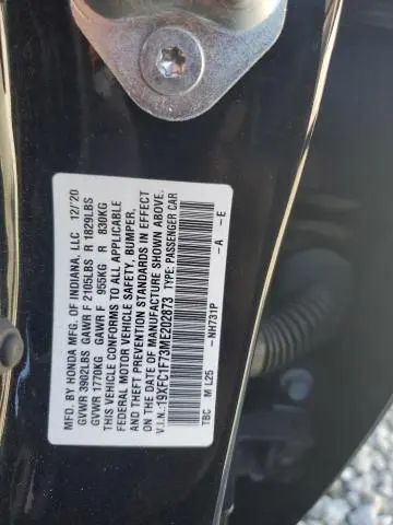2021 HONDA CIVIC EXL