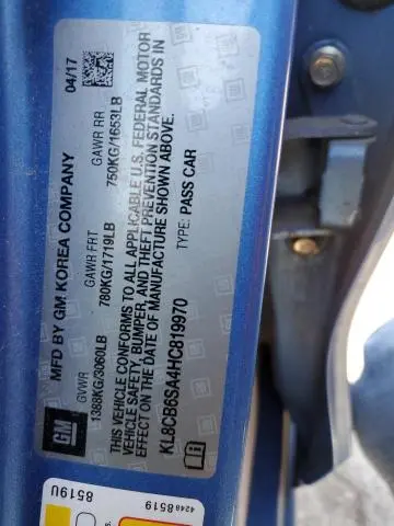 2017 CHEVROLET SPARK LS