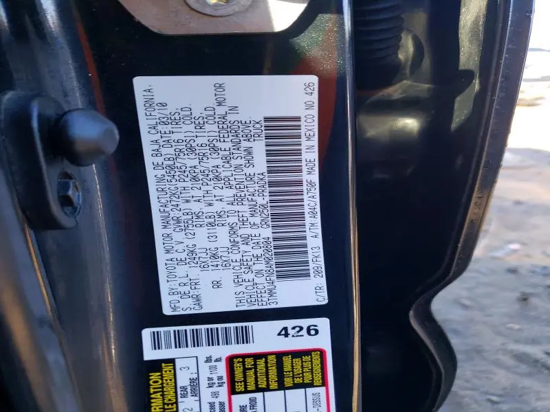 2010 TOYOTA TACOMA V6  