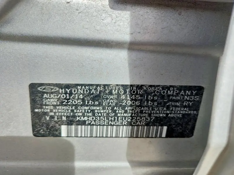 2014 HYUNDAI ELANTRA GT BASE  