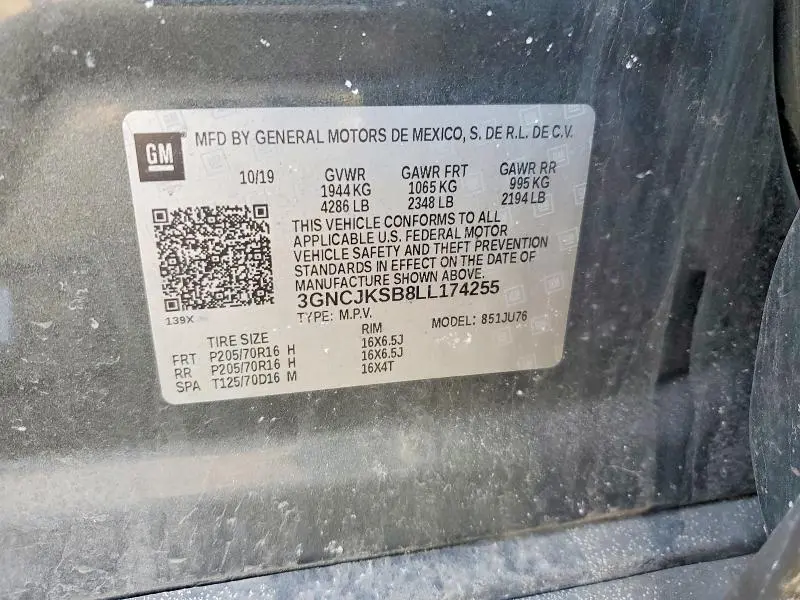 2020 CHEVROLET TRAX LS  