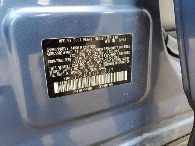 2015 SUBARU FORESTER 2.5I PREMIUM  