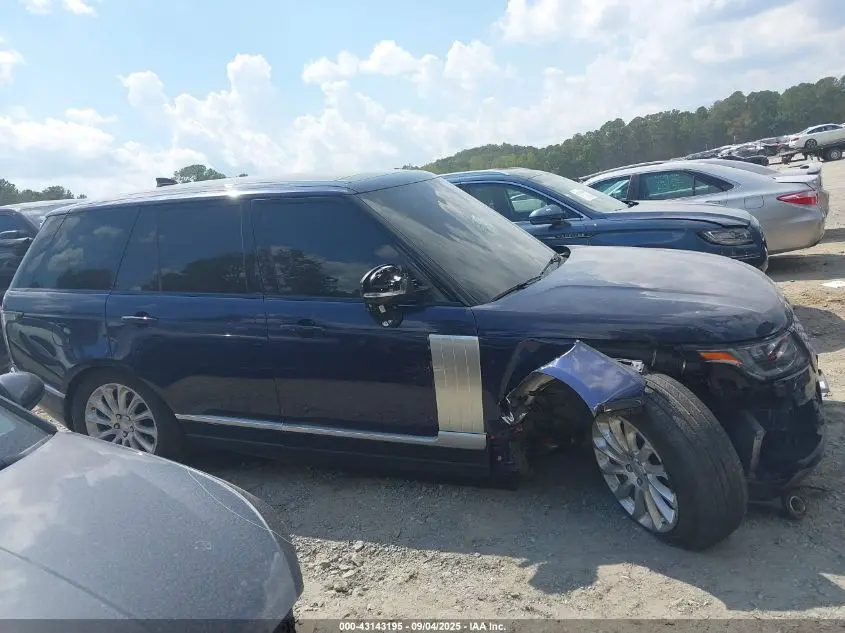 2018 LAND ROVER RANGE ROVER 3.0L V6 SUPERCHARGED HSE