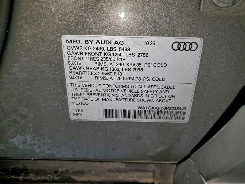 2024 AUDI Q5 PREMIUM 45  