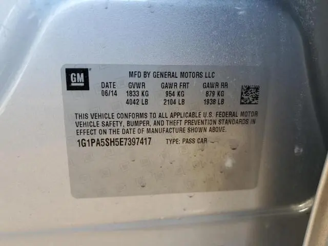 2014 CHEVROLET CRUZE LS