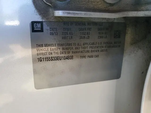 2014 CHEVROLET IMPALA LTZ  