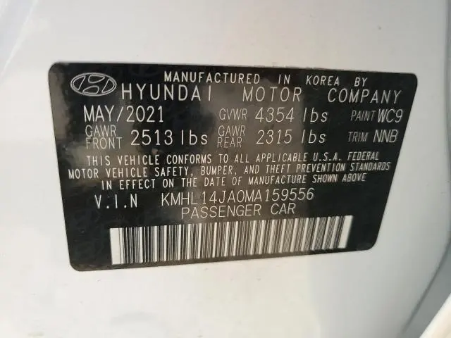 2021 HYUNDAI SONATA SEL  