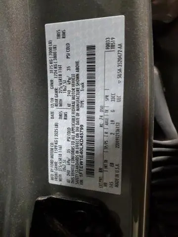 2020 FORD F150 SUPERCREW  