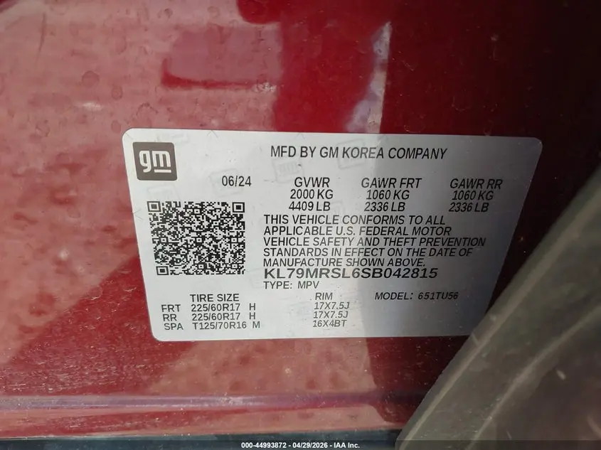 2025 CHEVROLET TRAILBLAZER AWD LT
