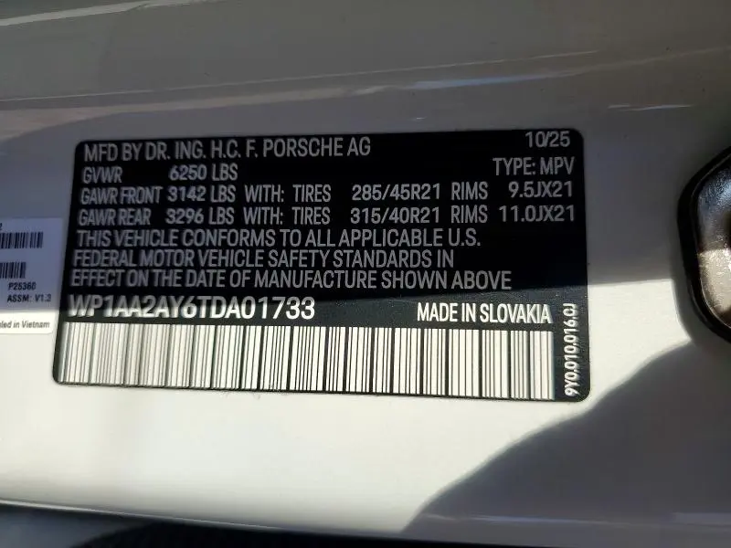 2026 PORSCHE CAYENNE   