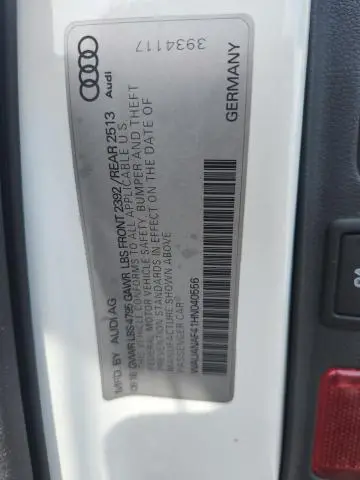 2017 AUDI A4 PREMIUM  