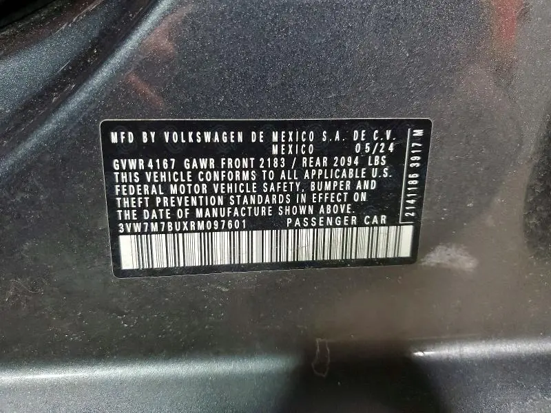 2024 VOLKSWAGEN JETTA SE  