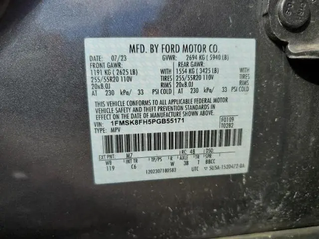 2023 FORD EXPLORER LIMITED  