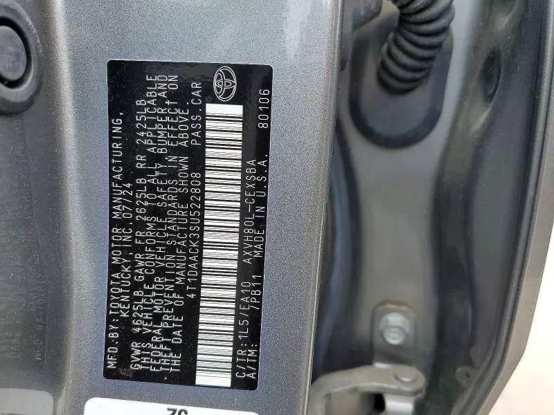 2025 TOYOTA CAMRY SE  