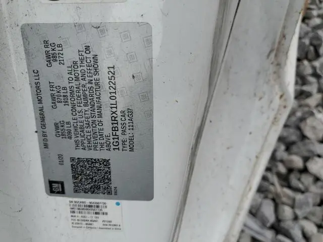 2020 CHEVROLET CAMARO LS  