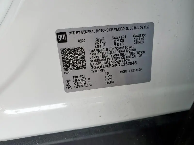 2024 GMC TERRAIN SLE  