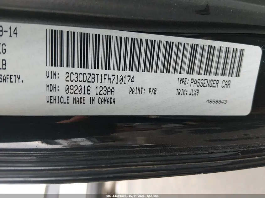 2015 DODGE CHALLENGER R/T PLUS