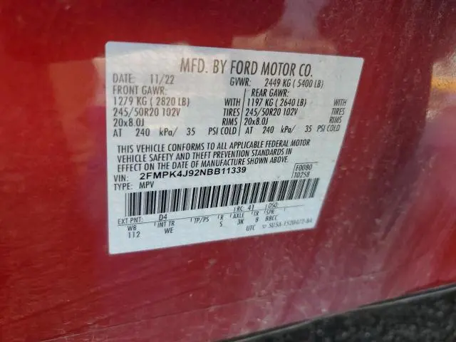 2022 FORD EDGE SEL  