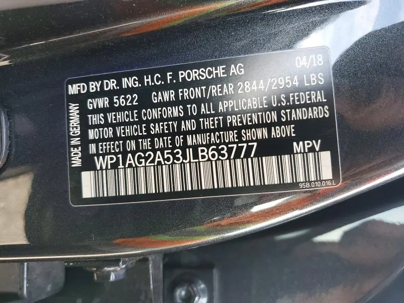 2018 PORSCHE MACAN GTS  