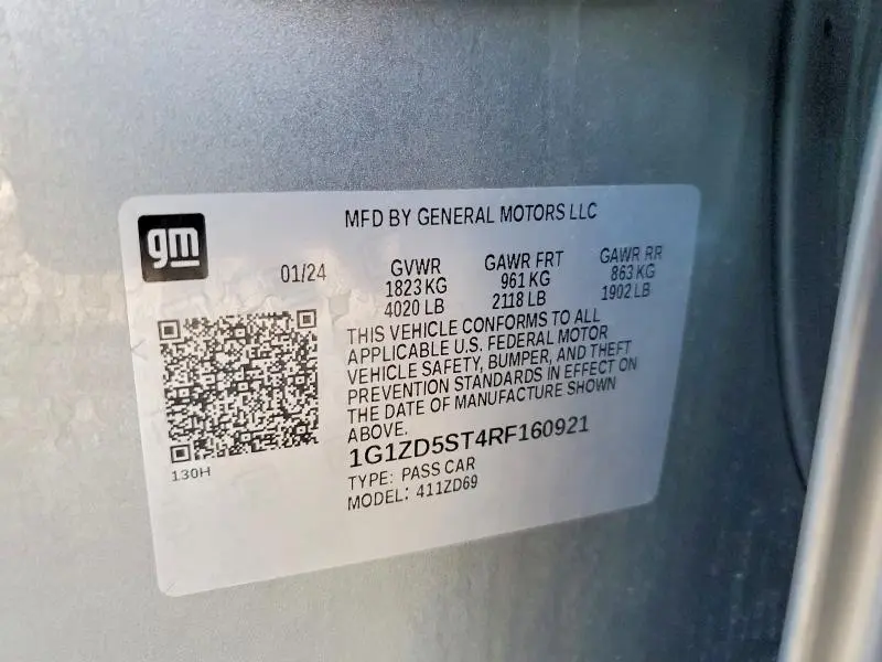 2024 CHEVROLET MALIBU LT  